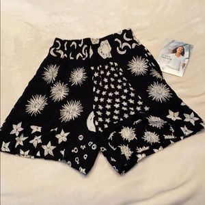 Elastic top Skorts & Jacket set